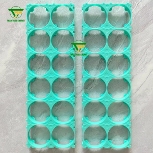 Alternative view of Khung Nhựa Cố Định Pin 32140/ 33140 (khung 2 lỗ) - Đế Ghép Cố Định 2 cell pin 32140/33140 vừa đẹp, chống vênh kẽm