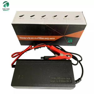 Alternative view of Sạc 4S 14.6V 5A - Sạc 4S 14.6V 10A có quạt tản nhiệt và đèn báo đầy, chuyên sạc pin sắt LFP